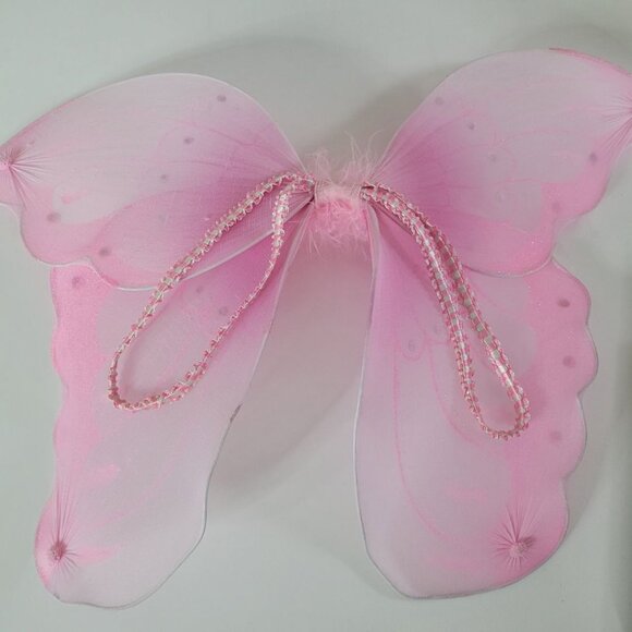 Curtain Call Costumes CSM Childs Small Leotard Dance Tulle Butterfly Wings Pink - Picture 9 of 16